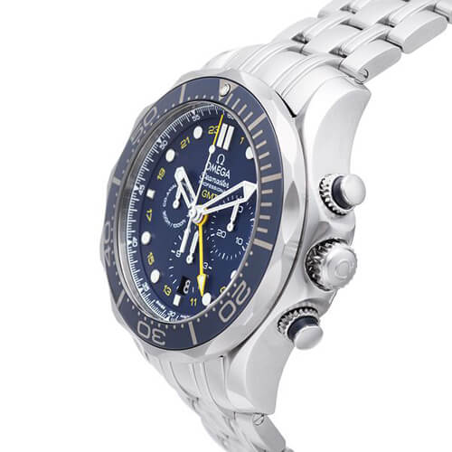 オメガスーパーコピー シーマスター300 コーアクシャル GMT クロノグラフ / Ref.212.30.44.52.03.001
